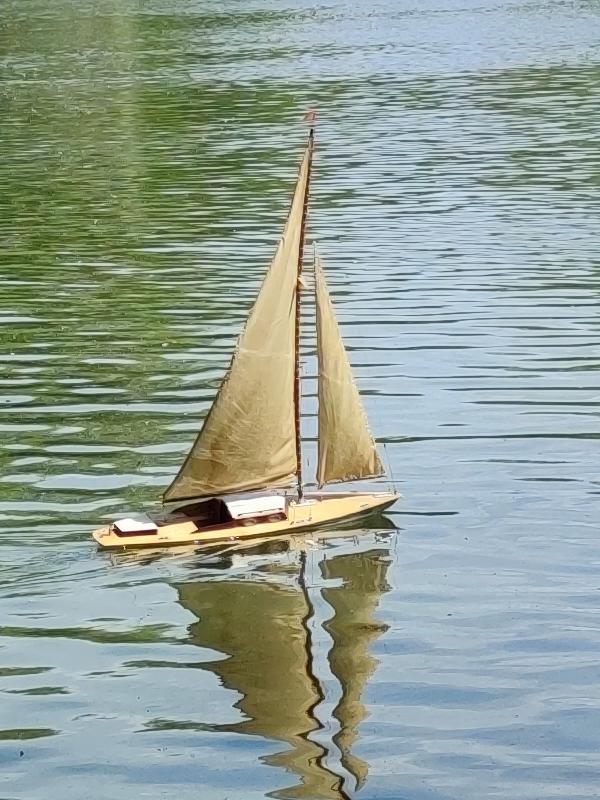 Segelschiff Collie im Wind